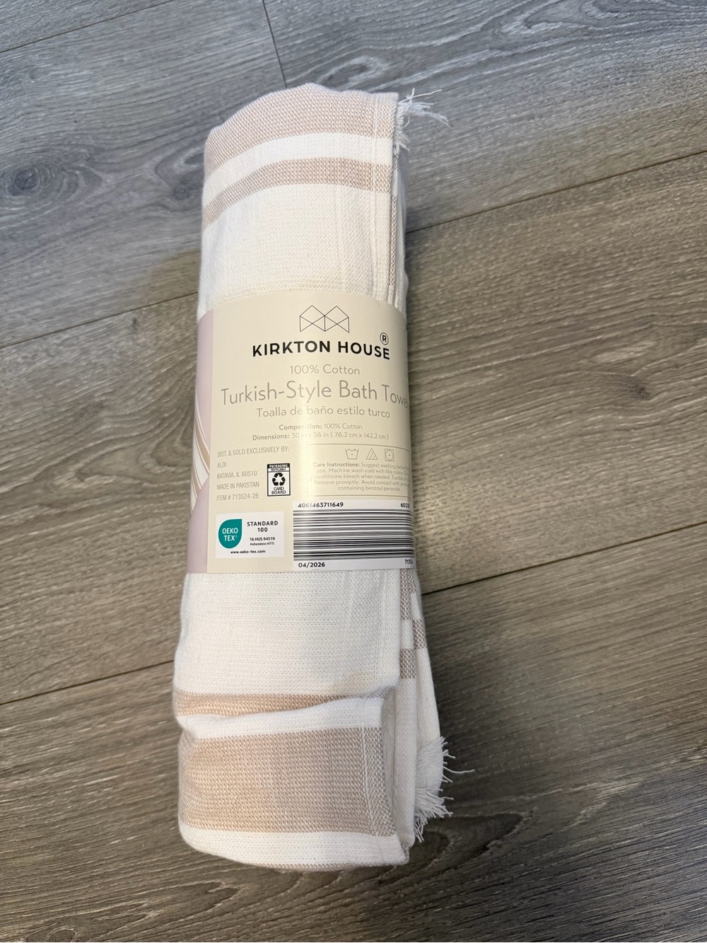 Kirkton House Turkish-Style Bath Towel. Choose 1